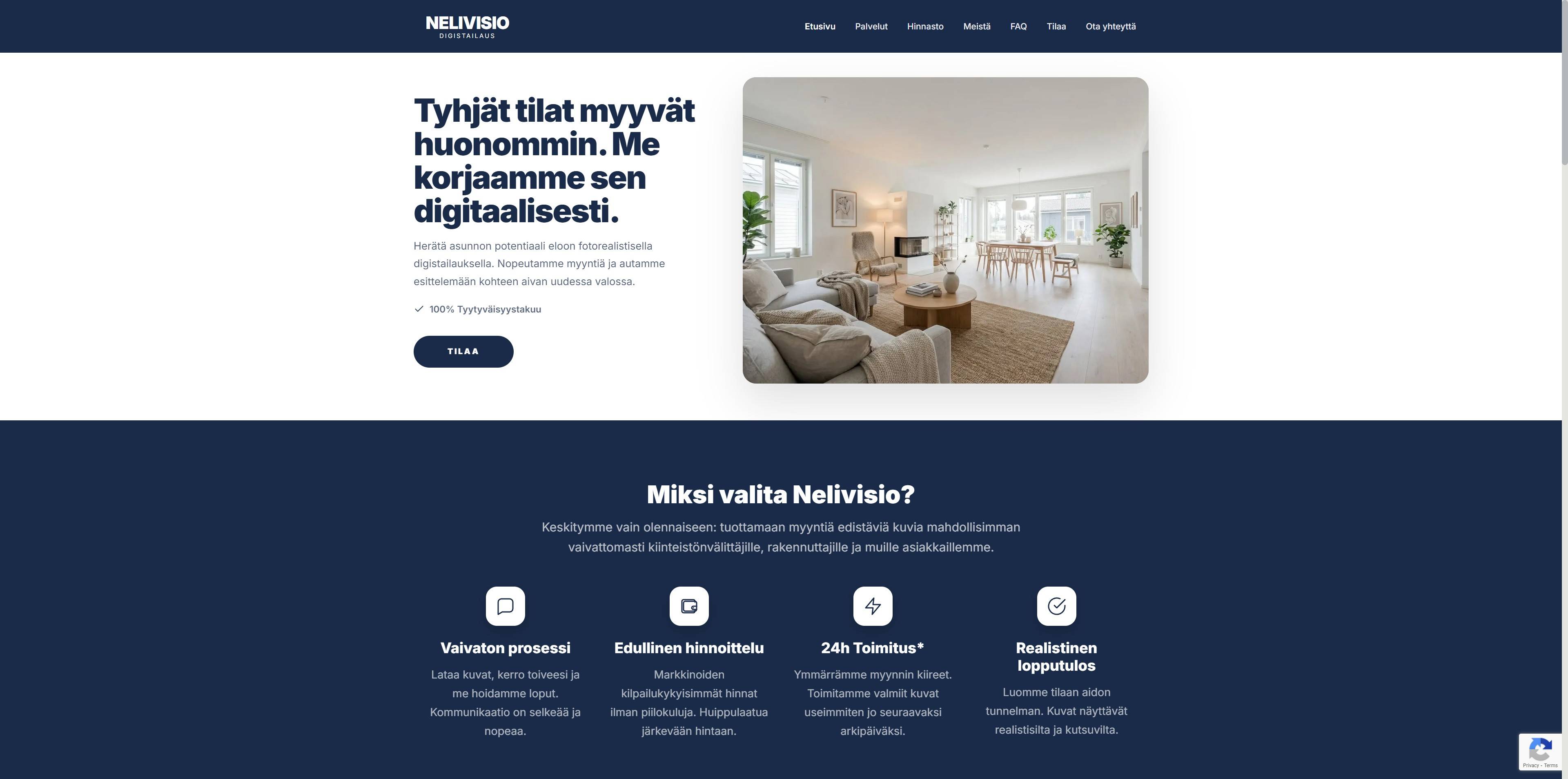 Nelivisio verkkosivuston esikatselukuva
