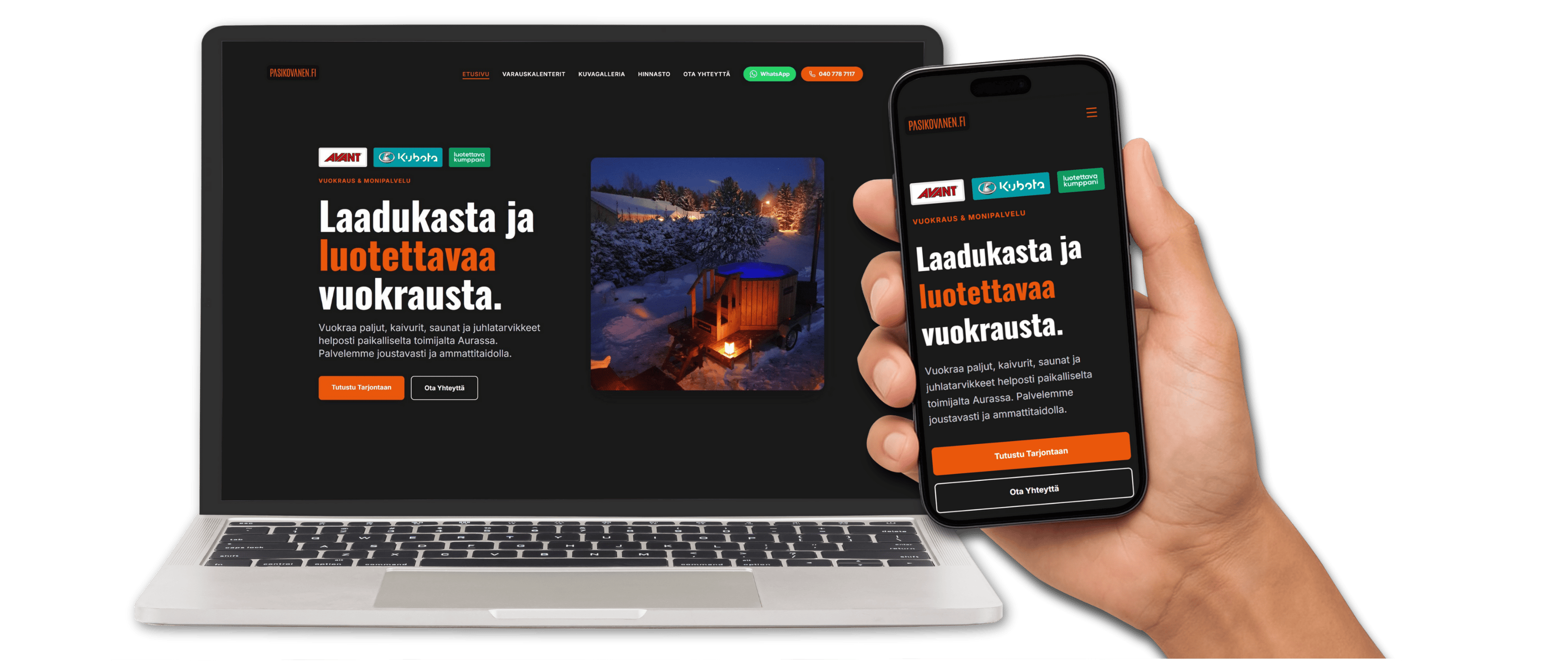 Pasi Kovanen verkkosivuston pääkuva